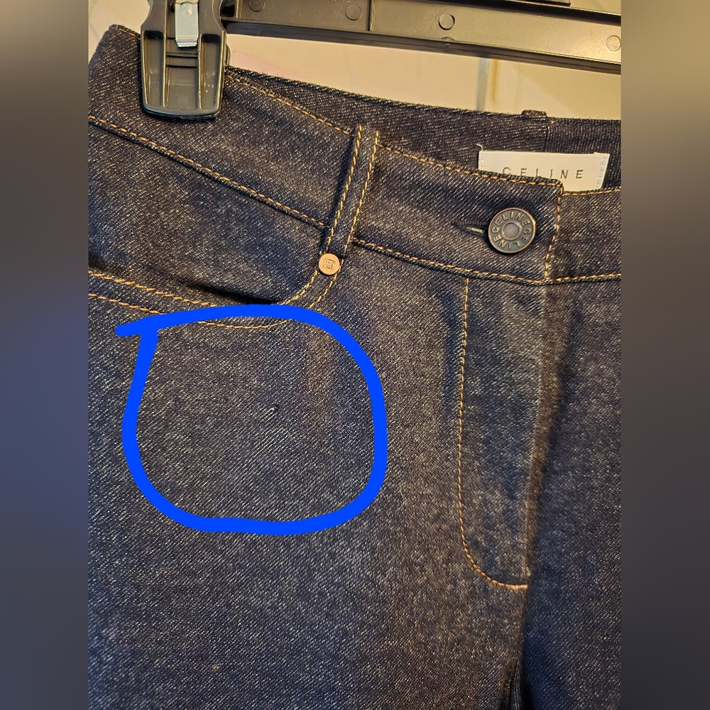 EUC Celine Wool Triomphe Flare Pants 34! - Picture 12 of 12
